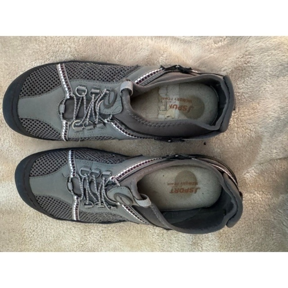 J Sport Jambu Compass-F5 Womens 8M Grey Mesh Vegan Water Hiking Shoes All-Terra